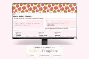Notion Finance Tracker Template, a Landing Page Template by Little Creative Scribbles