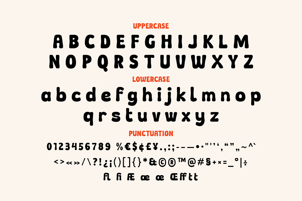 Chartoon - Playful Display Font, a Sans Serif Font by Vesvocrea (Photo 2 of 10)