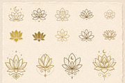 Lotus Flowers & Floral Ornaments, an Object Graphic by Christine Krahl (Thumbnail 4 of 5)
