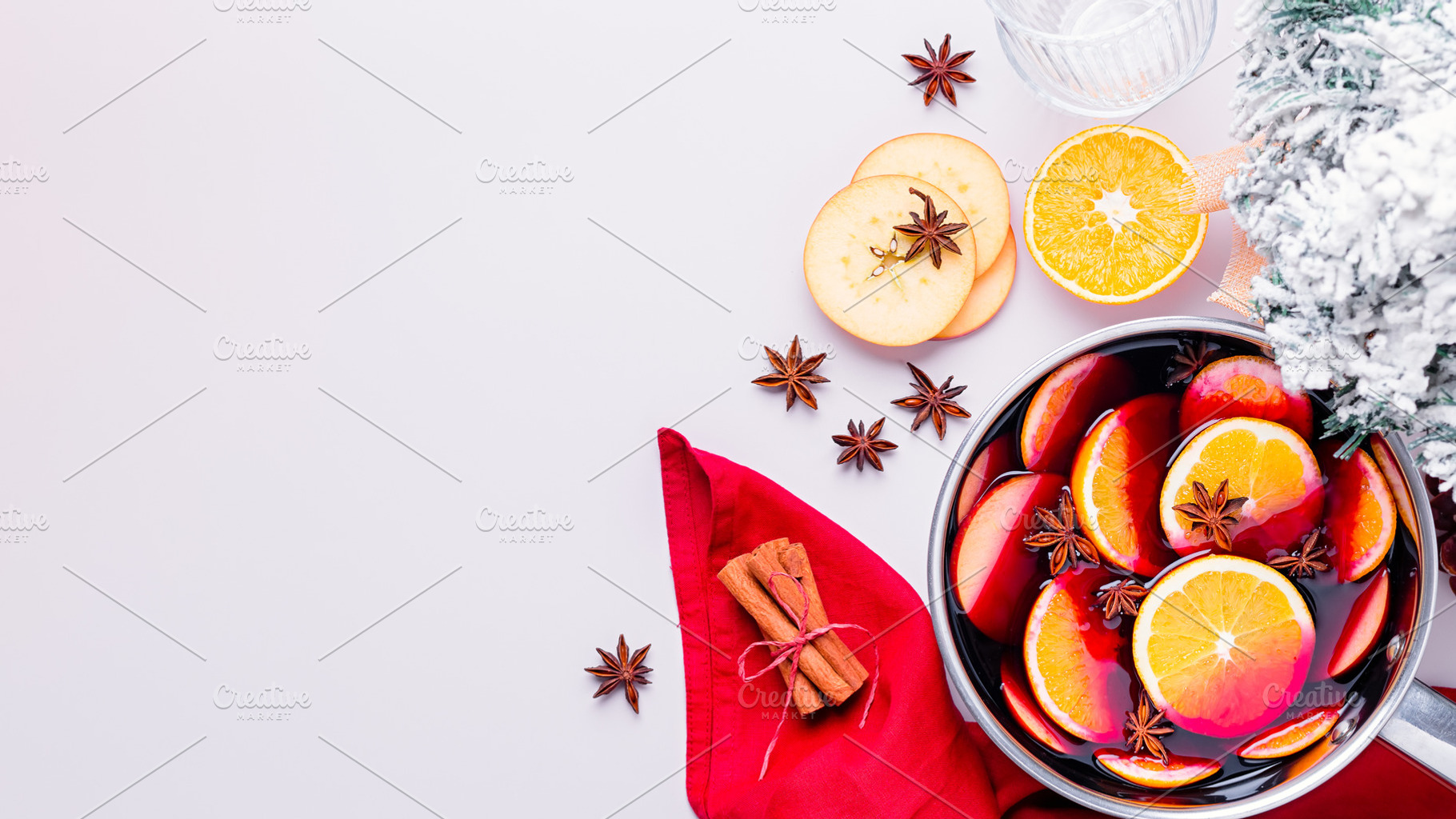 Cooking mulled wine with oranges, ap, a Food & Drink Photo by Maria Shipakina