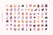 Pastel Spooky Halloween Clipart, an Object Illustration by Nutalin Art (Thumbnail 3 of 14)