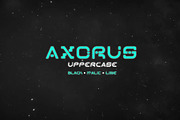 axorus font, a Font by heruyanfikri (Thumbnail 1 of 6)