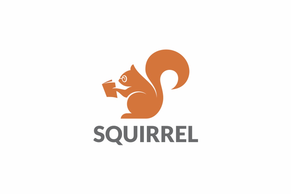 Smart Squirrel Logo Illustration, a Branding & Logo Template by yopie (Photo 1 of 3)