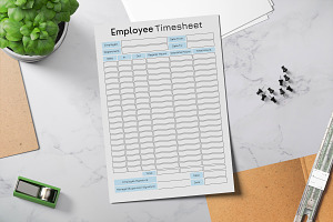 Employee Timesheet Printable