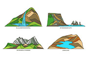 Nature sights of Island in line, an Illustration by GenziWorkshop (Thumbnail 5 of 12)