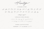 Hermitage Modern Calligraphy font, a Script Font by PeachCreme (Thumbnail 11 of 11)