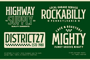 GR HOFBURG – Retro Industrial, a Sans Serif Font by Garisman Std (Thumbnail 9 of 11)