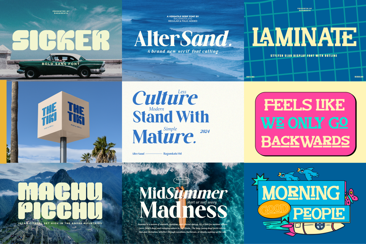 Display Modern - Bundle Font, a Font by RagamKata (Photo 2 of 5)