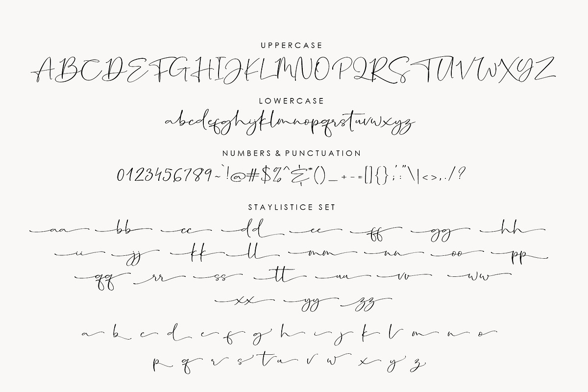 Shirlone Handwritten font, a Script Font by moriztype (Photo 6 of 8)