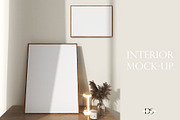 PSD frame mockup for wall art, a Print Template by DSTUDIO888 (Thumbnail 1 of 4)