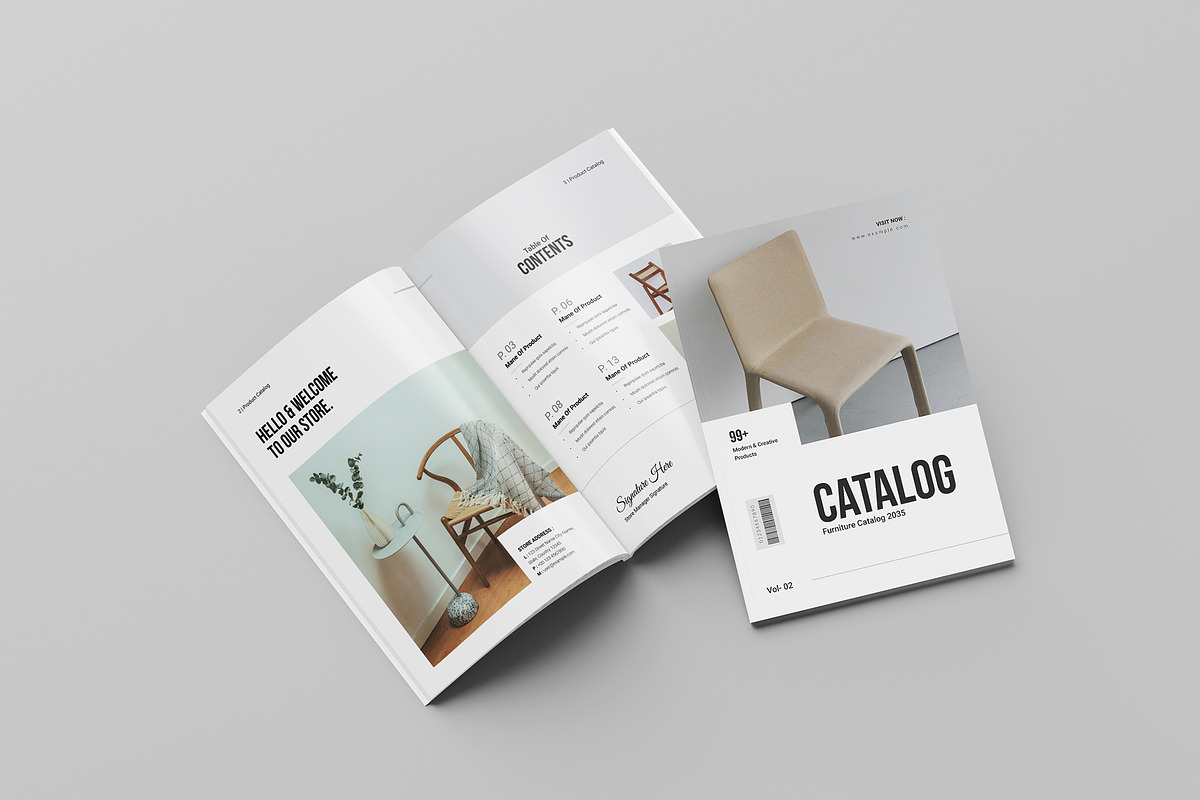 Catalog Brochure Template, a Brochure Template by Spark_Creative (Photo 2 of 12)