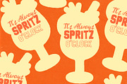 Sunset Motel Retro Summer Font Trio, a Handwritten Font by BilberryCreates (Thumbnail 8 of 10)