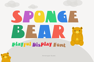 Sponge Bear - Playful Display Font