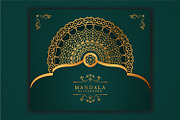 6 Luxury mandala background set, a Decorative Illustration by vectorartificer (Thumbnail 3 of 7)