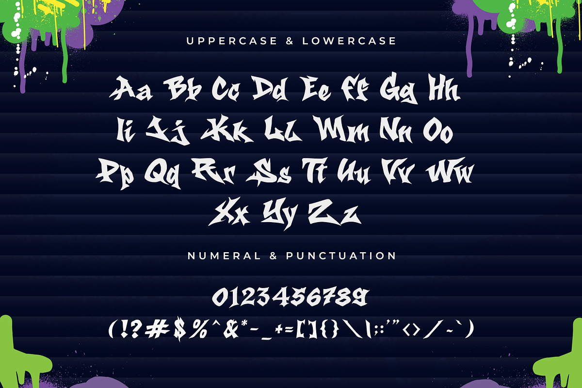 Urban Sketch – Modern Graffiti Font, a Handwritten Font by overlaytemplates (Photo 4 of 5)