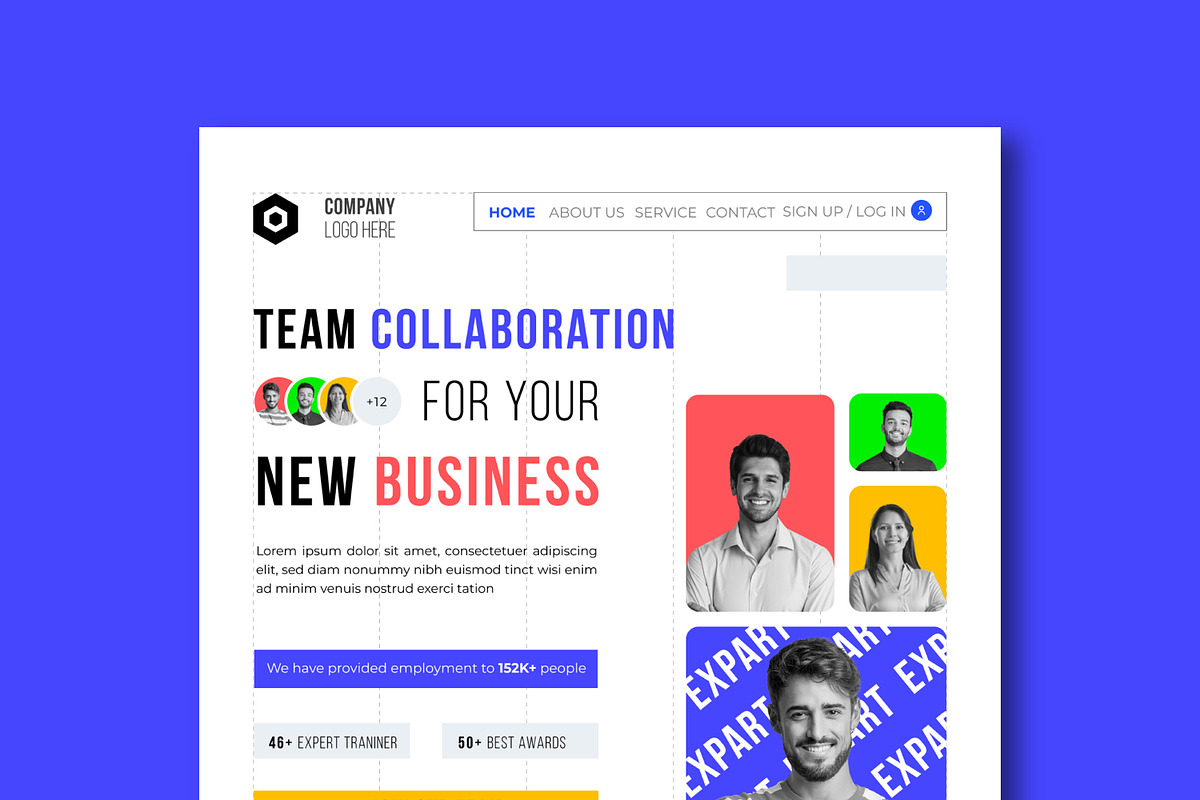 Corporate Landing Page, a Landing Page Template by MightyDesign (Photo 2 of 8)