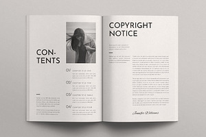 Interactive EBook Template Design