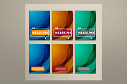 Set abstract bright colors, a Brochure Template by Haisonok (Thumbnail 4 of 4)
