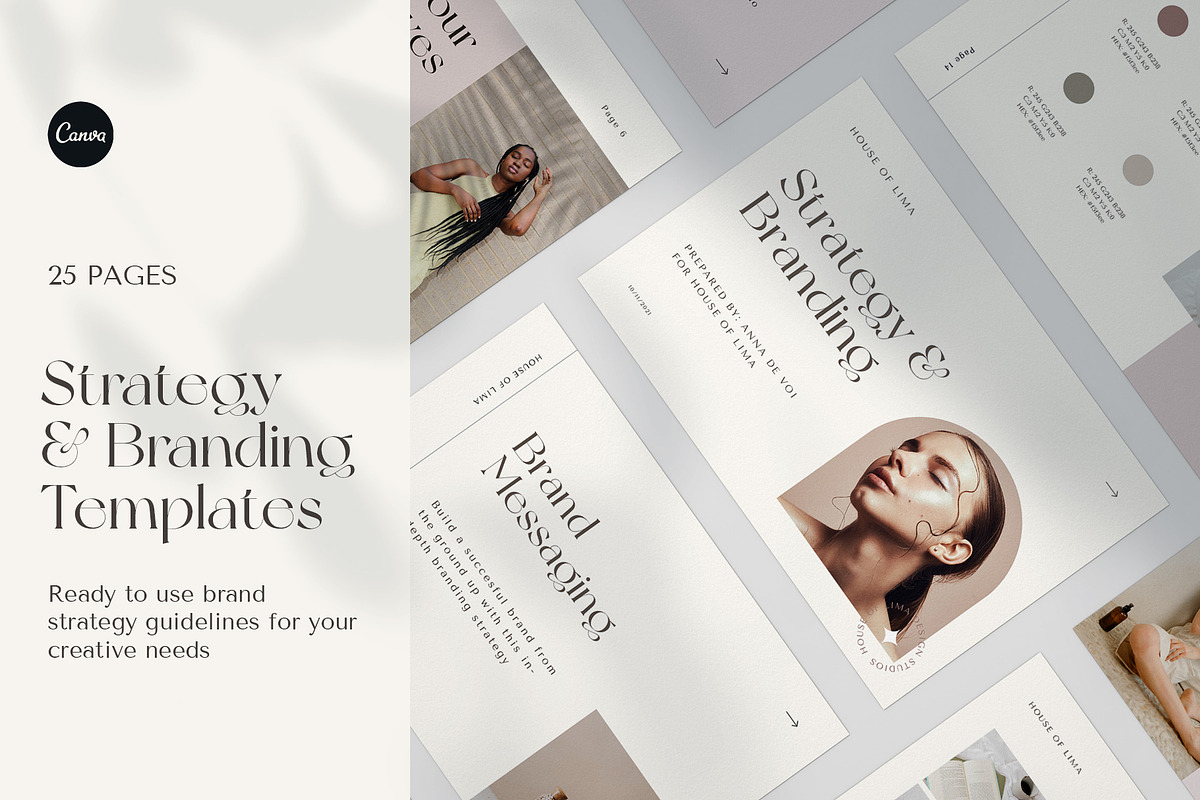 Brand Guidelines & Strategy Template, a Presentation Template by Nurrehmet Studio (Photo 2 of 7)