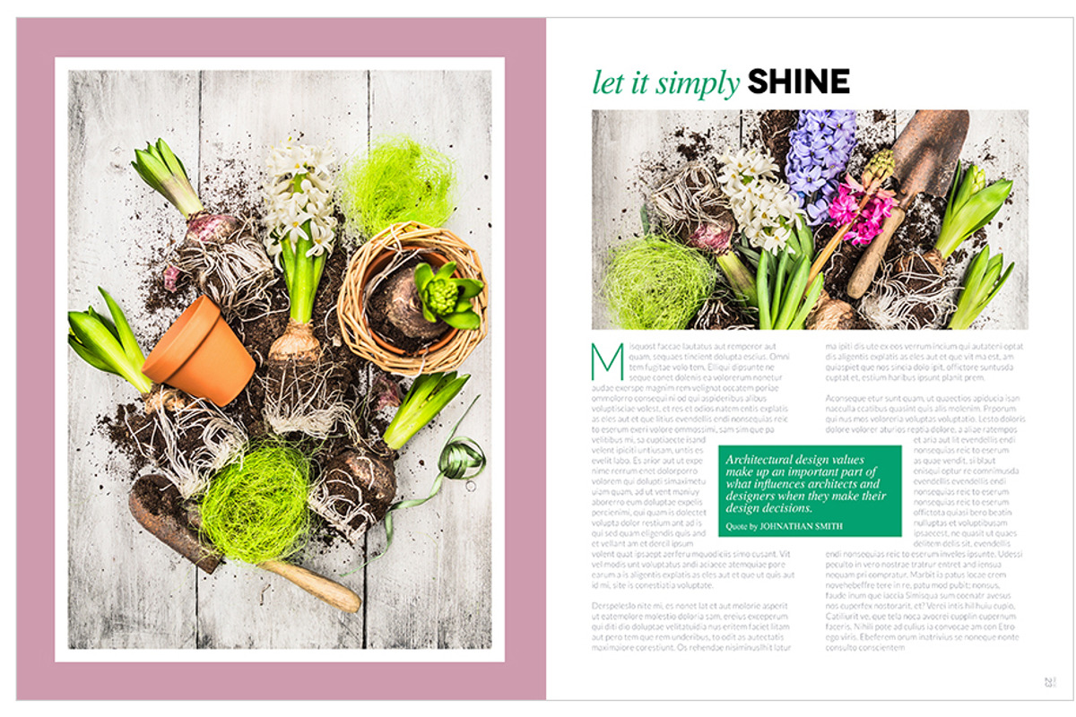 Magazine Template InDesign 16, a Magazine Template by Love Graphic Design (Photo 20 of 20)
