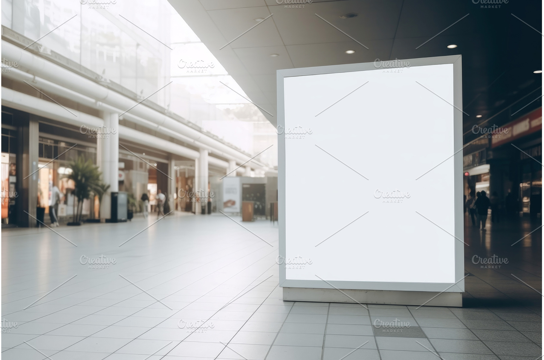 Shopping center advertising board, an Architecture Photo by Ylivdesign