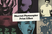 Blurred Photocopier Print Effect, a Texture Graphic by B/B STUDIO (Thumbnail 1 of 9)
