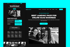 Creative Saas Lading Page