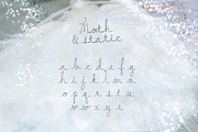 Moth & Static Handwritten Font, a Script Font by Mneme (Thumbnail 6 of 9)