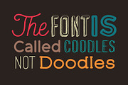 Coodles Hand Drawn Font Family, a Sans Serif Font by Graphicdome (Thumbnail 7 of 20)