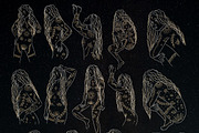 Moon girl. Cosmic female energy, an Object Graphic by Chikovnaya (Thumbnail 9 of 11)