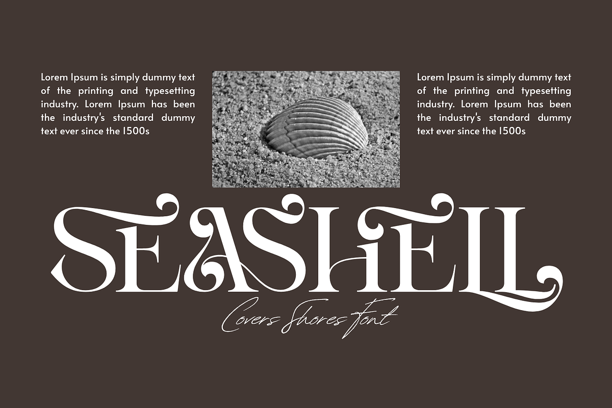 COVERS SHORES - ROMANTIC FONT, a Serif Font by 177Studio (Photo 6 of 8)