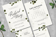 Leaves Wedding Invitation Suite, an Invitation Template by Vynetta (Thumbnail 3 of 5)