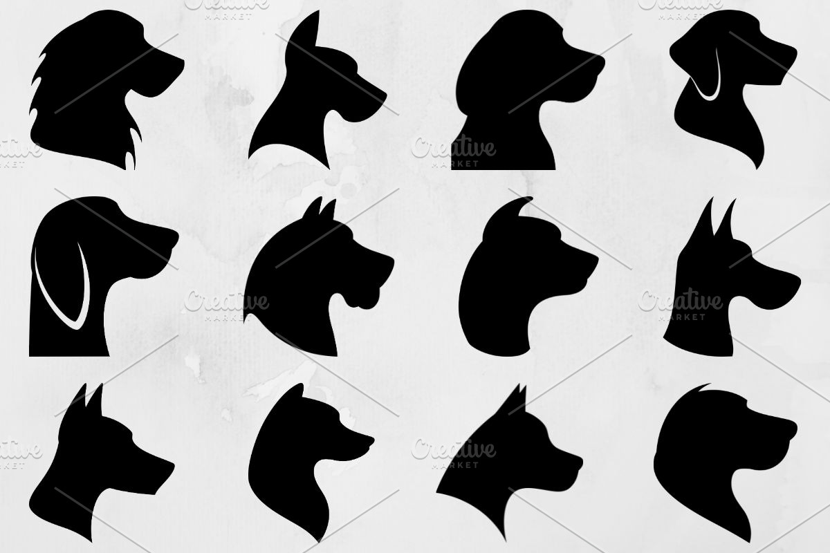 Dog Silhouette SVG, an Animal Illustration by newminddesign (Photo 1 of 3)