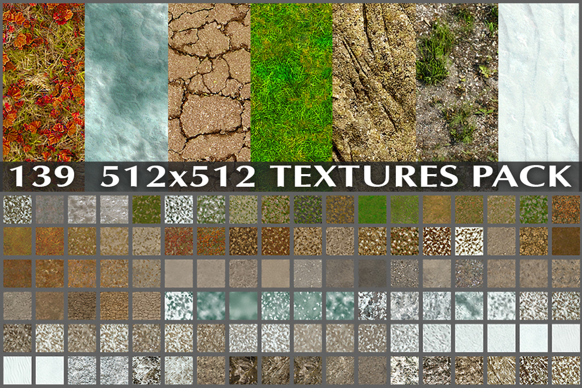 AUTUMN AND WINTER TEXTURE PACK, a Textures & Material 3D Model by Beatheart Creative Studio (Photo 1 of 58)