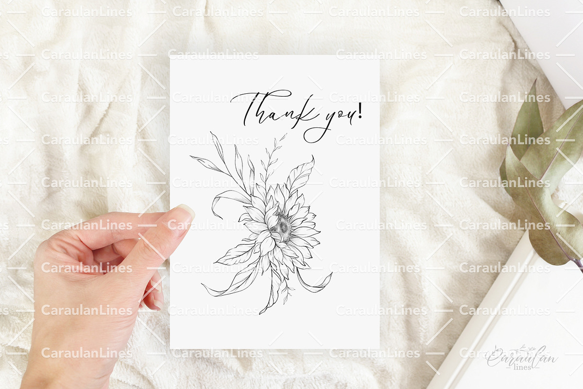 Sunflower Stamps for Procreate, a Brush Add-On by CaraulanStore (Photo 2 of 11)