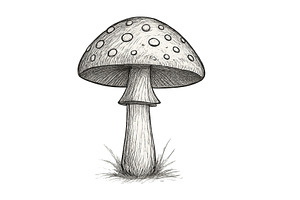 Mushroom with distinctive spots and, an Animal Photo by ZinetroN