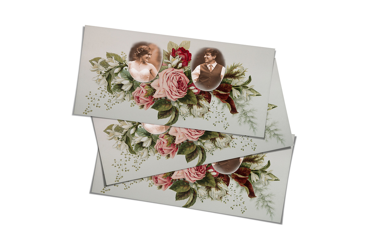 Antique Marriage Ephemera, a Texture Graphic by Blue Line Design (Photo 7 of 11)