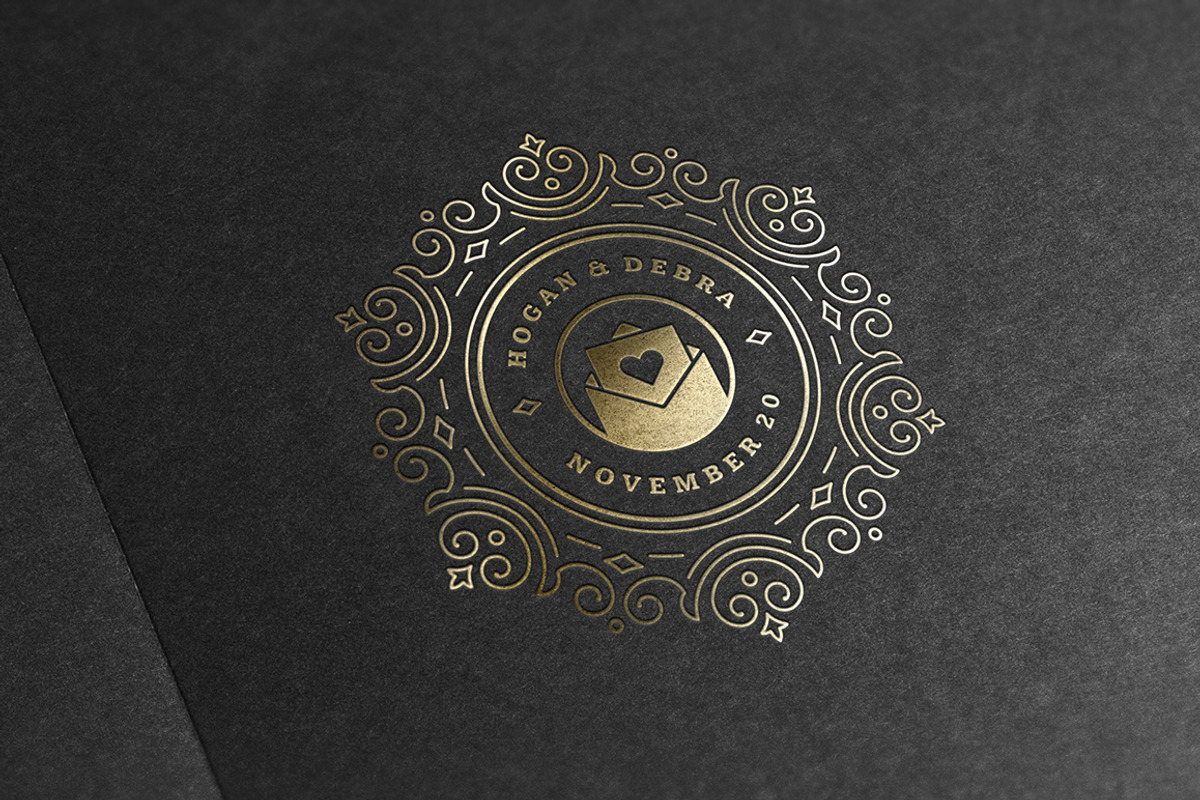 18 Wedding Logos and Badges, a Branding & Logo Template by Vasya Kobelev (Photo 9 of 13)