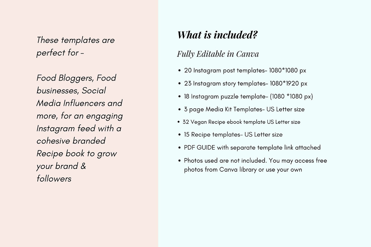 Food Instagram Template Bundle, a Social Media Template by Deepa Template Studio (Photo 7 of 17)