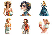 Retro Vintage 1950s PNG, an Illustration by SinaCreation (Thumbnail 4 of 5)