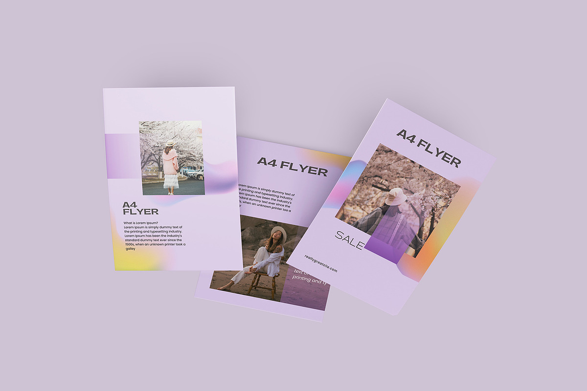 A4 Flyer Mockup, a Print Template by Difa Design (Photo 7 of 8)