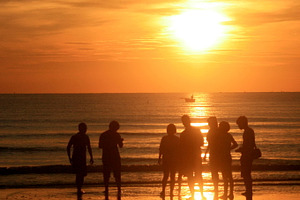 Beautiful sea dawn featuring sea, dawn, and sea dawn