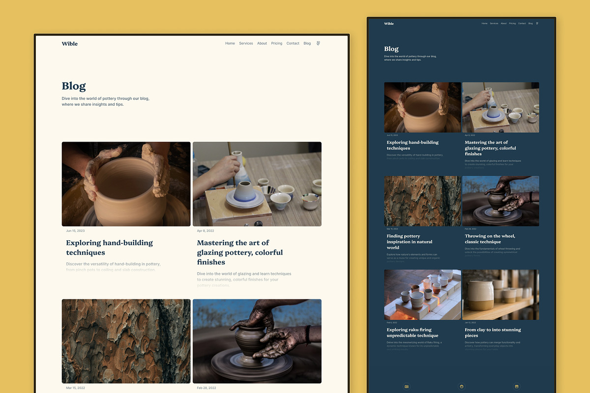 Wible - Framer Template, a Landing Page Template by antrdnv (Photo 5 of 6)