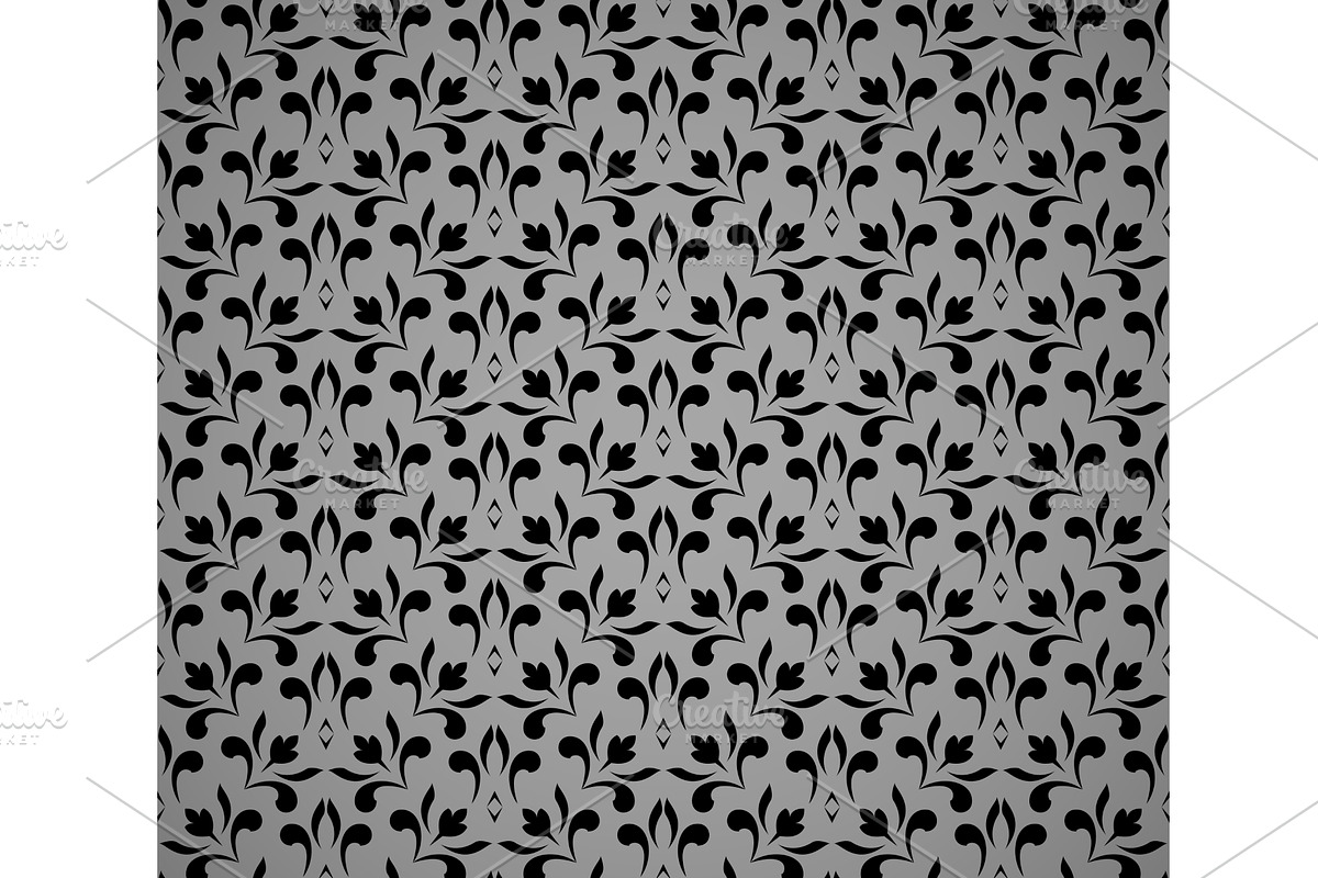 Flower geometric pattern. Seamless, a Decorative Illustration by RODINA (Photo 1 of 3)