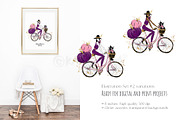Halloween Fashion Witch Clipart, a Seasonal Illustration by KaramfilaS (Thumbnail 3 of 8)