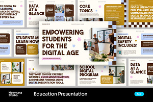 Creative Education KEY Presentation, a Presentation Template by Neermana