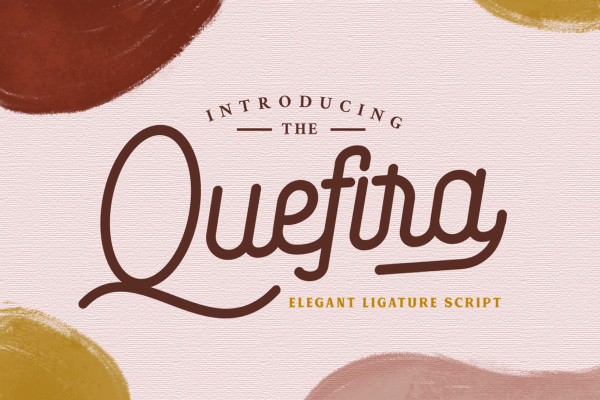 Quefira // Aesthetic Script Font
