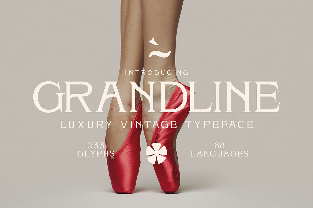 Grandline - Classy Luxury Typeface, a Serif Font by HipFonts (Photo 1 of 9)