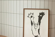 Funny Cats Line Art Bundle, an Illustration by Anastasiya Klempach (Thumbnail 3 of 19)