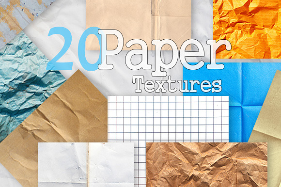 20 Paper Textures Pack preview 5